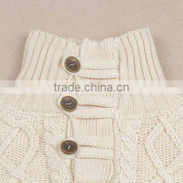 Wholesale Winter Thick Teens Turtle Neck Patches Elbow Sweaters photo-3