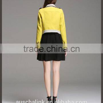 Italy Style Girls Long Sleeve Single Breasted Short Jacket Competitive Price photo-6