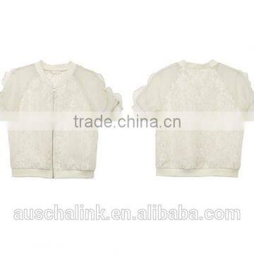 Hot Sale Summer Ladies Lightweight Short Style Silk Jacket OEM Service photo-6