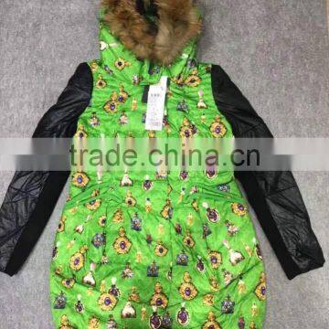 GZY Down Filled Jacket Warehouse Guangzhou Mixed Coat Winter Anti-static Cheap China Stock 2017 Good Quality photo-3