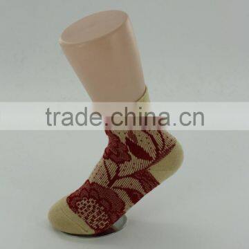 children double cylinder fancy ribbed design socks