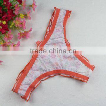Stock 2016 Lovely Girl Comfort Watermelon Red Cotton Real Bow Women Underwear Thongs Bragas Women Panties Sey Underwear Women br photo-3