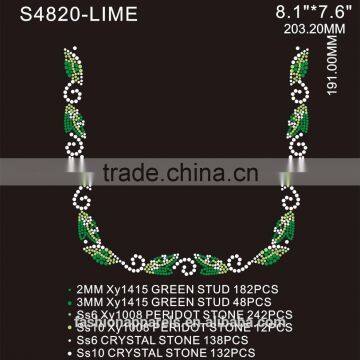 Custom Beautiful Line Rhinestone/Acrylic /Gem Stone Glitter Hot Fix Rhinestone for Clothing photo-3