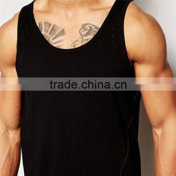 Mens Tank Top Plain Black Tank 100 Cotton Tank Top Manufacturer From China photo-3