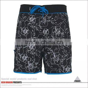 Flower Pattern All Over Print Mens Swimwear Surf Board Shorts Wholesale photo-2
