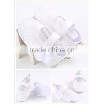 Wholesale Price Hot Sale Cute Lace Wedding Princess Baby Shoes for 1years Old photo-6