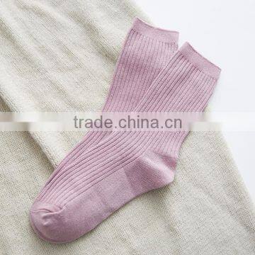 Zm33452a Bulk Wholesale Fahsion Socks Cheap Pure Color Women Cotton Socks photo-6