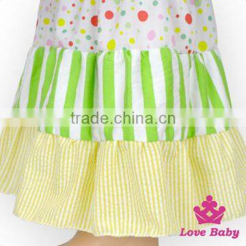 66TQZ456 Yiwu Lovebaby Cotton & Polyester Wholesale Sleeveless Colorful Top Rainbow Ruffle Pant Fabric China Yiwu Girls Clothing photo-4