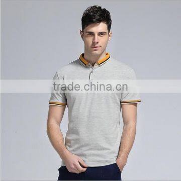 2016 New Model Latest Support OEM/ODM T Shirt Polo Man For Men With Customiable Size Color Fabric photo-3