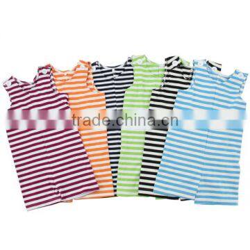 Newborn Baby Jumpsuit Wholesale Infant Toddler Boutique Cotton stripe Romper