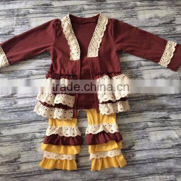 wholesale children's boutique clothing remake baby clothes sets 2 pieces sets