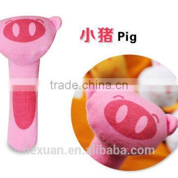 Soft Baby Kid Toy Ring Bell BB Baby Plush Rattle Squeaker Early Educational Doll Rod 0M+ Cute Cartoon Animal Musical Plush Toy photo-6