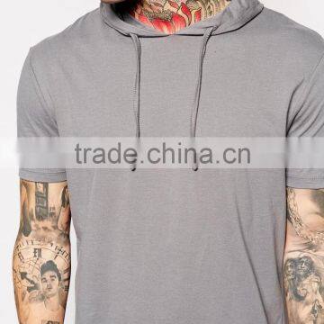Super Longline T-Shirt With Hooded Skater Fit China Products photo-4