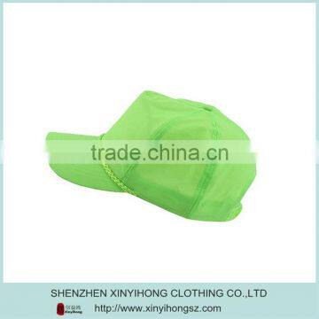 Light Green Color 100% Polyester Breathable Sports Caps/ Hats photo-2