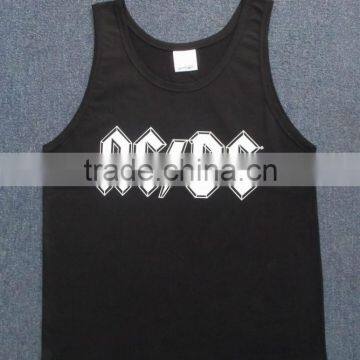 cotton printing mens tank top shirt