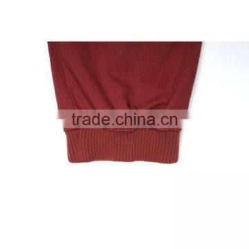 Factory Price 100% Cotton Twill Fabric Elastic Waist Mens Harem Pants With Exquisite Plastic Zipper photo-6