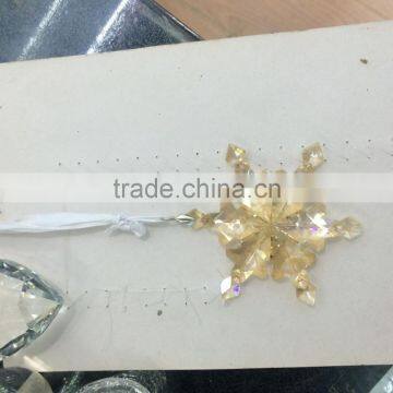 Crystal Snowflake Christmas Ornaments For Hanging Decoration photo-3