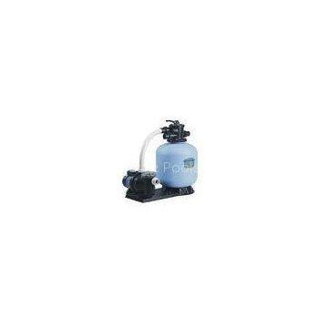 Plastic Swimming Pool Sand Filters With Pumps Set , Water Filtration Equipment