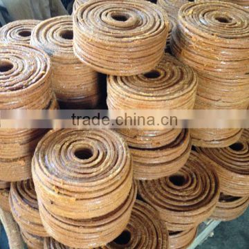 Cotton Fiber Packing with Yellow Grease