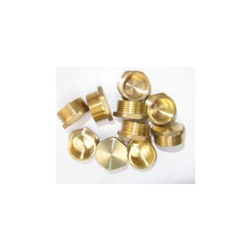 Brass Hex Male Plug