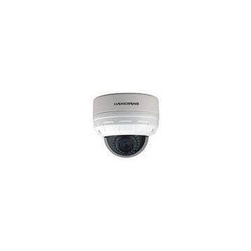 Gain Control OSD Vandalproof Dome Camera , ATW / MANUA Infrared Radiation CCTV Systems