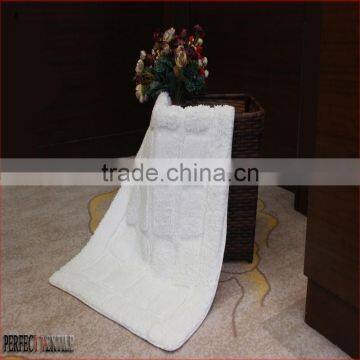 Hot-sales hotel 100%cotton handmade bathrug made in china