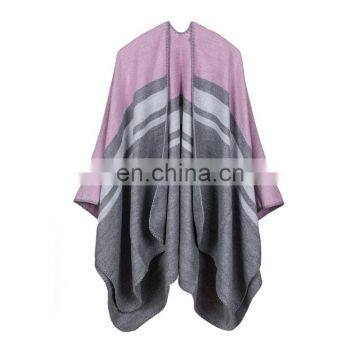 Ms. Bar Europe Cashmere Shawl Reversible Long Cloak photo-3