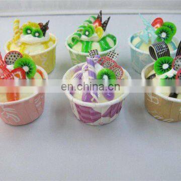 Simulation Food Artificial cupcake pvc Fridge Magnets MF-0068