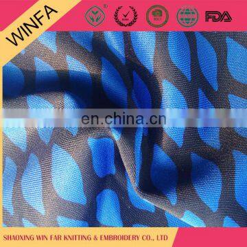 High Quality Shaoxing Supplier Soft Plain Textile Printed Knit Recycled 100 Polyester Fabric photo-2
