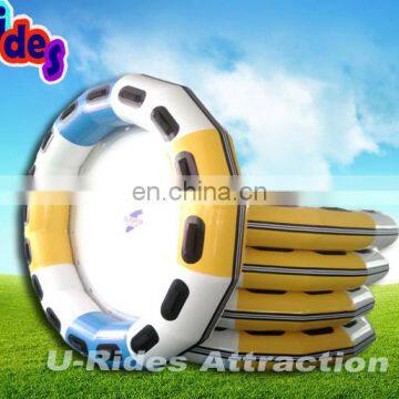 Inflatable Round Raft Yellow Color for Rental photo-3