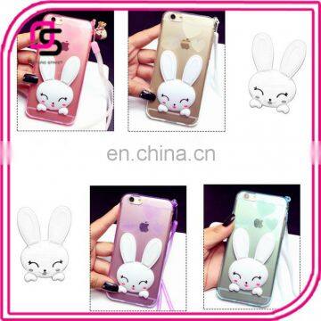 Mobile Phone Accessories cartoon silicone phone case with support