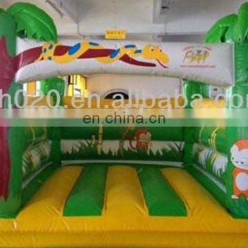 Adult tropical inflatable space jumping bouncer castle