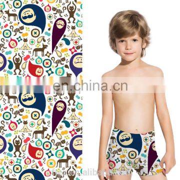 90 polyester 10 spandex waterproof polyester 4 way stretch swimwear fabric