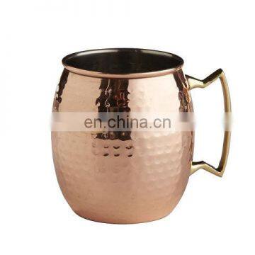 Hand-made Stainless steel round copper item , oriental dinnerware white and Red