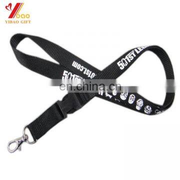 2017 wholesale cheap popular polyester lanyards with custom printing logo design