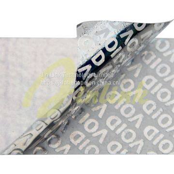Hologram Tamper Evident Security VOID Label Material
