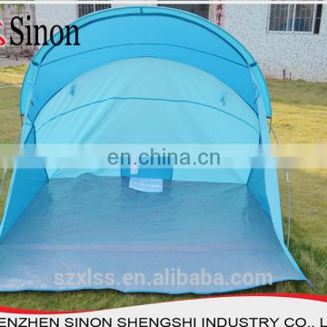 New custom silver polyester canvas sun shade tent shelter for outdoor carp fishing