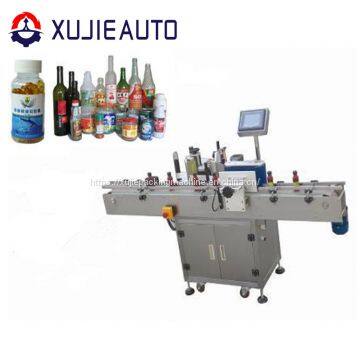 automatic round bottle adhesive sticker labeling machine