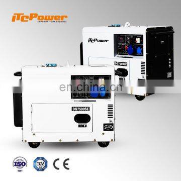 5kw silent portable diesel generator with electric start