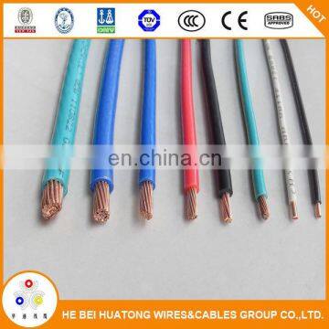 6AWG TW/THW/THW-2 Thermoplastic-insulate Wire and Cable