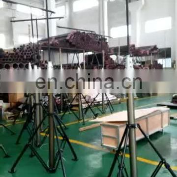 4m OEM non-locking pneumatic telescopic masts