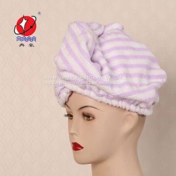 Microfiber Striped Hair Turban photo-4