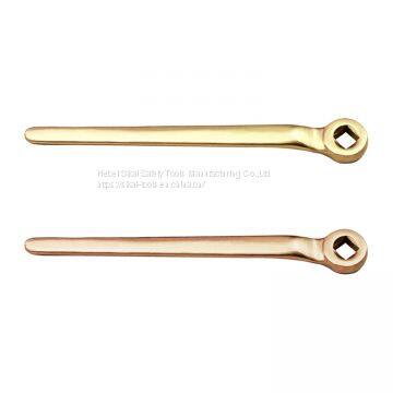 aluminum bronze alloy square valve spanner non sparking safety tools