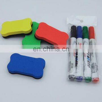 Custom Logo EVA Felt Magnetic Whiteboard and Blackboard Eraser photo-4