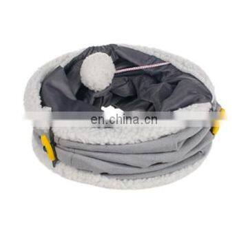 Supplier Indoor Outdoor Plastic Plush Collapsible Pet Toy Play Cat Tunnel photo-4