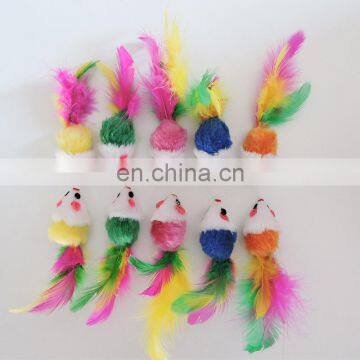 Wholesale Handmade Soft New Teaser Variety Pack Plush Mouse Set Pet Cat Toy For Cat photo-2