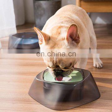 wholesale Pet Dog Drinking Bowl Splash-proof Floating Water Bowl Diamond Floating Bowl Non-wet mouth cat dog pet supplies