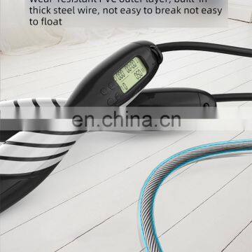 2021 Vivanstar светодиодный дисплей цифровая skipping rope с подсчетом калорий, временем и настройками, оснащенная счетчиком photo-5
