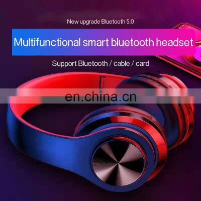 2020 Best Sell Wireless Cancelling Headband Cheaper Sports Stereo Headset Foldable Deep Bass Earphones Headphone photo-3