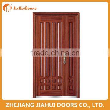 Eco-friendly strong steel wooden door 0.8mm (top quality)